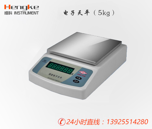 纸张检测仪器/精密电子天平（5kg） 东莞恒科